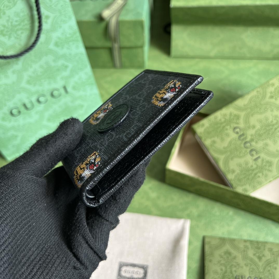 Gucci Wallet With Tiger Print(11-8.5-3cm)    - DopestKickz