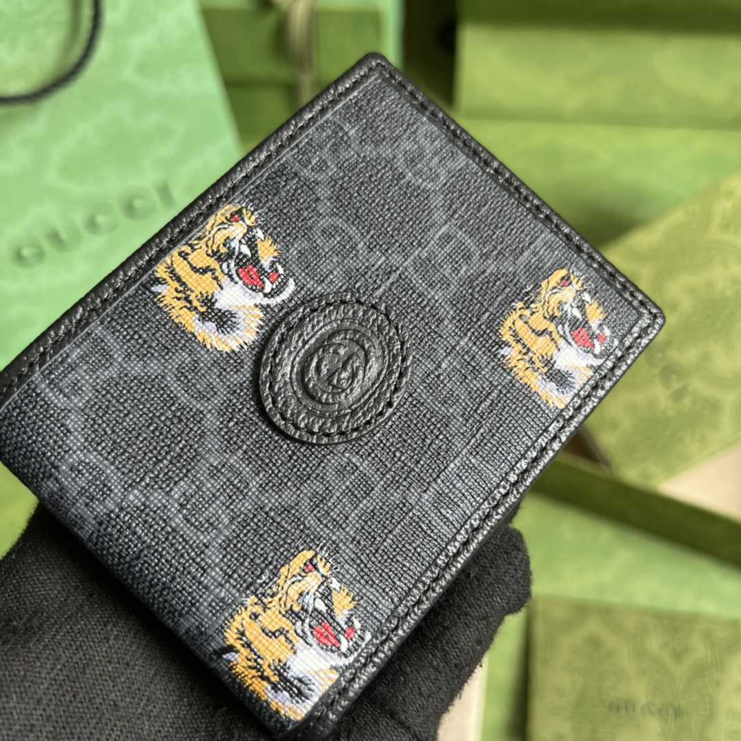 Gucci Wallet With Tiger Print(11-8.5-3cm)    - DopestKickz