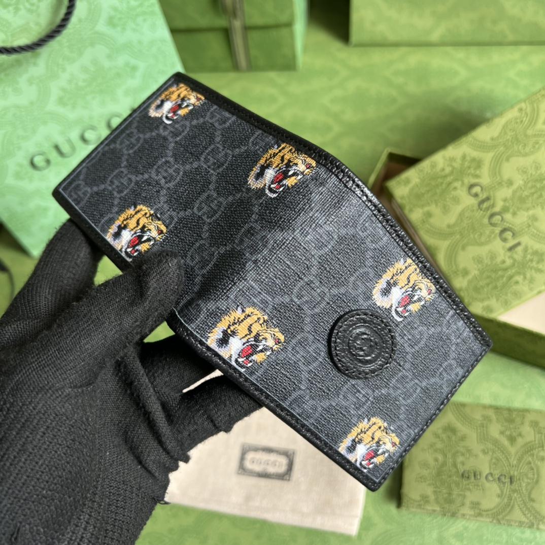 Gucci Wallet With Tiger Print(11-8.5-3cm)    - DopestKickz