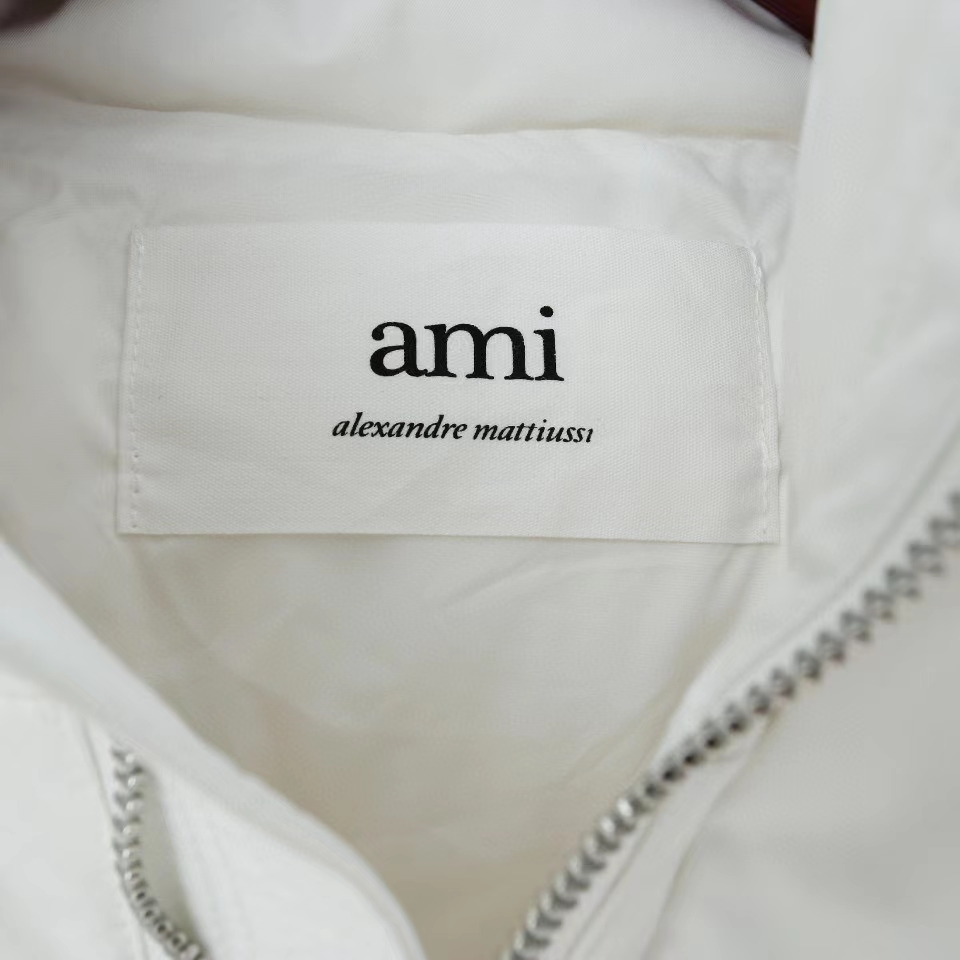 Ami Paris Ami de Coeur-patch padded jacket - DopestKickz