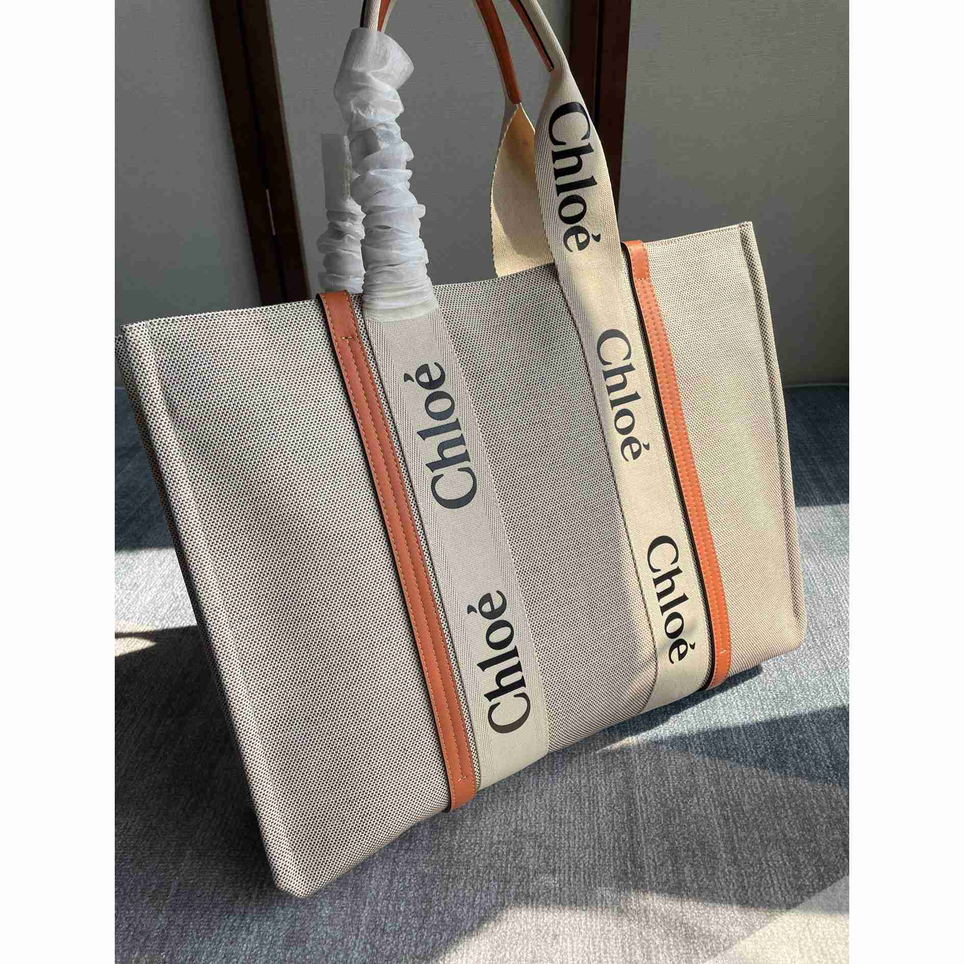 Chloe Large Woody Tote Bag(45-33-13 cm) - DopestKickz