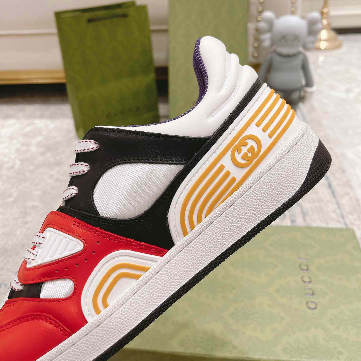 Gucci Basket Sneaker With lnterlocking G  - DopestKickz