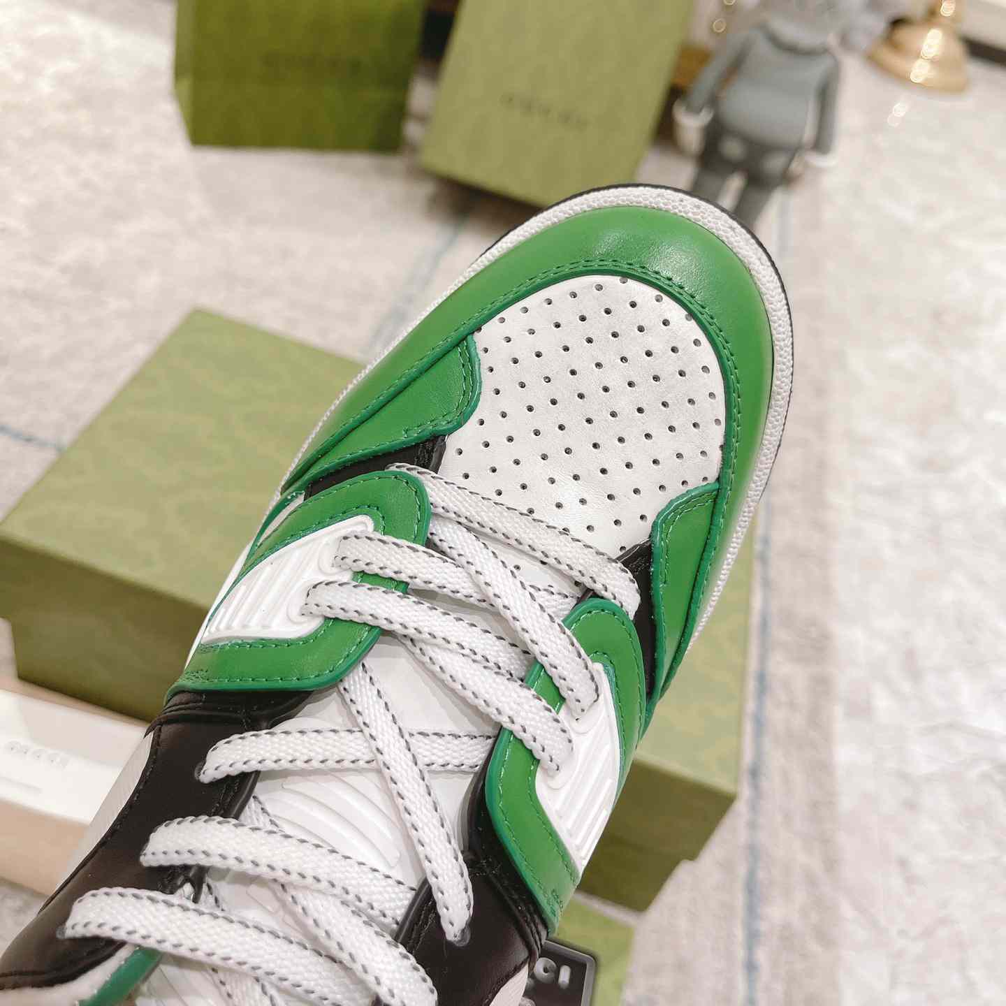 Gucci Basket Sneaker With lnterlocking G  - DopestKickz