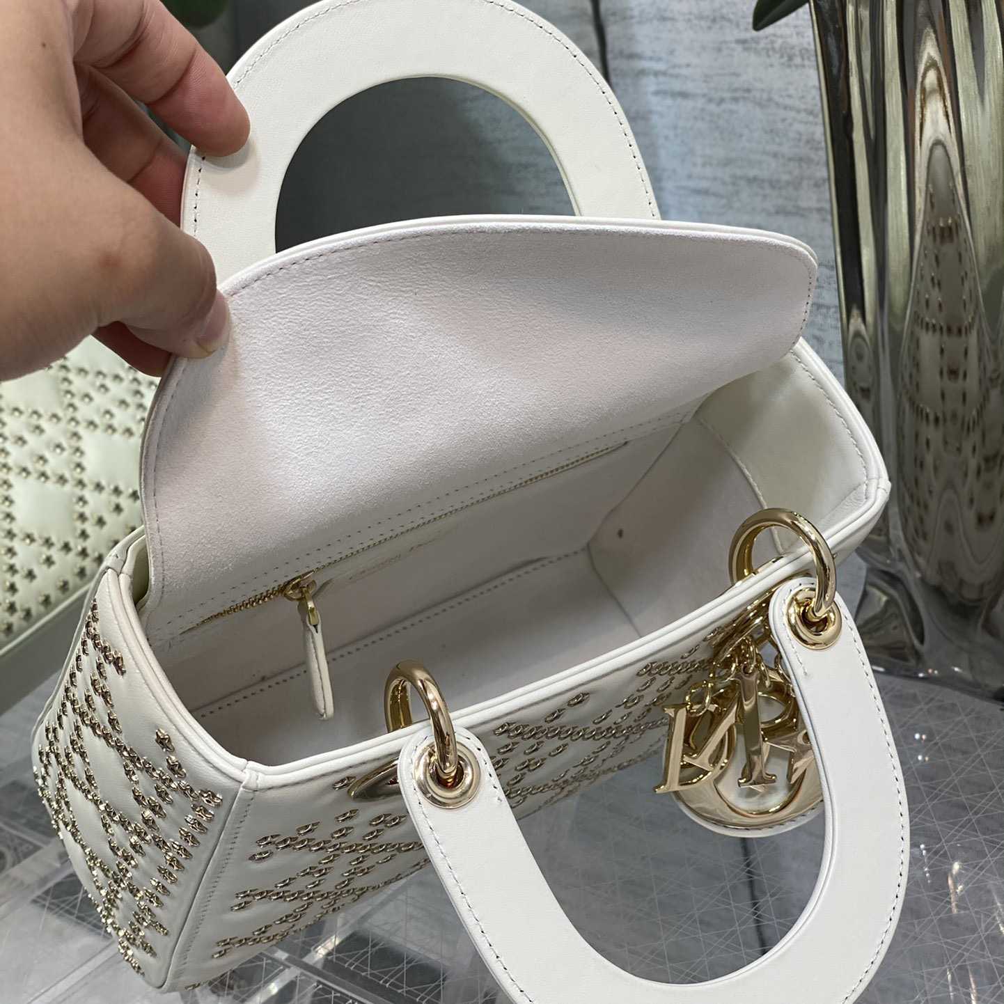 Dior Small Lady Dior Bag    20cm - DopestKickz