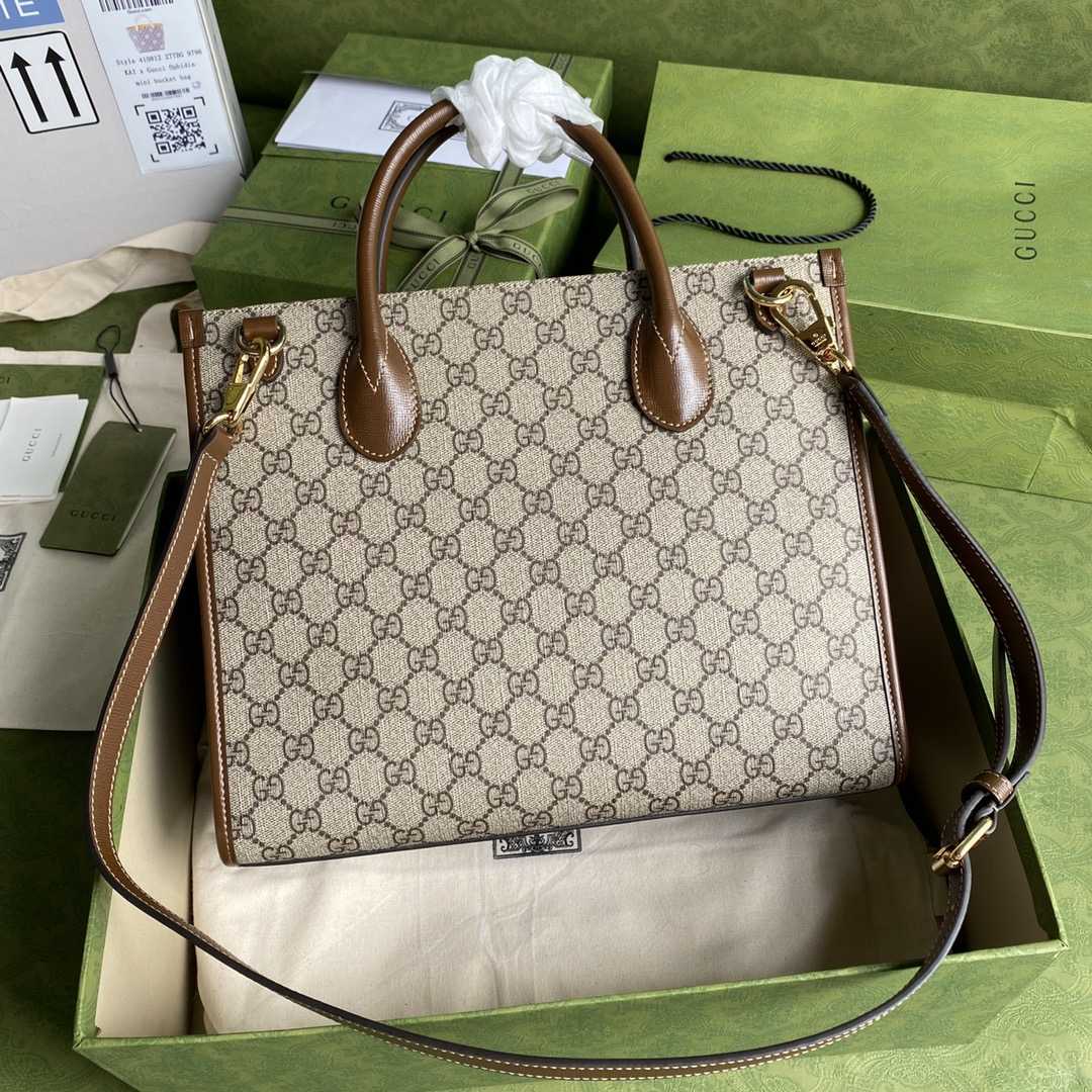 Gucci GG Small Tote Bag(31-26.5-14cm) - DopestKickz