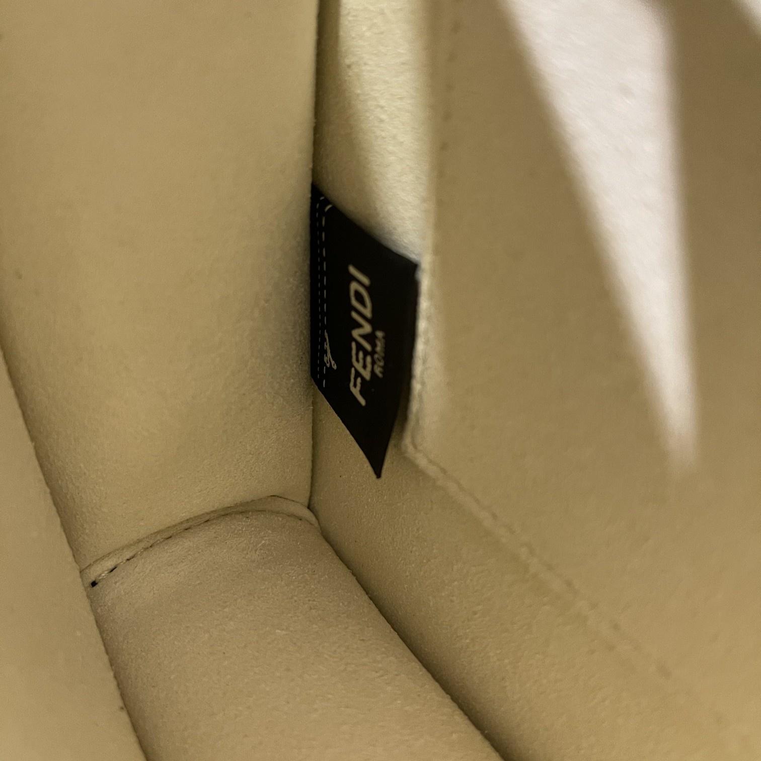 Fendi Kan I Black Leather Bag (25-17-10cm)   - DopestKickz