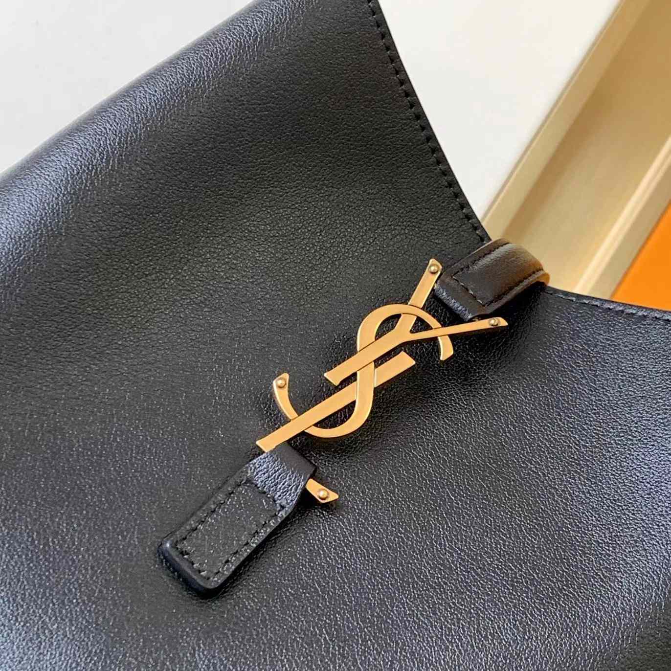 Saint Laurent LE 5 À 7 Soft Small Hobo Bag In Smooth Leather - DopestKickz