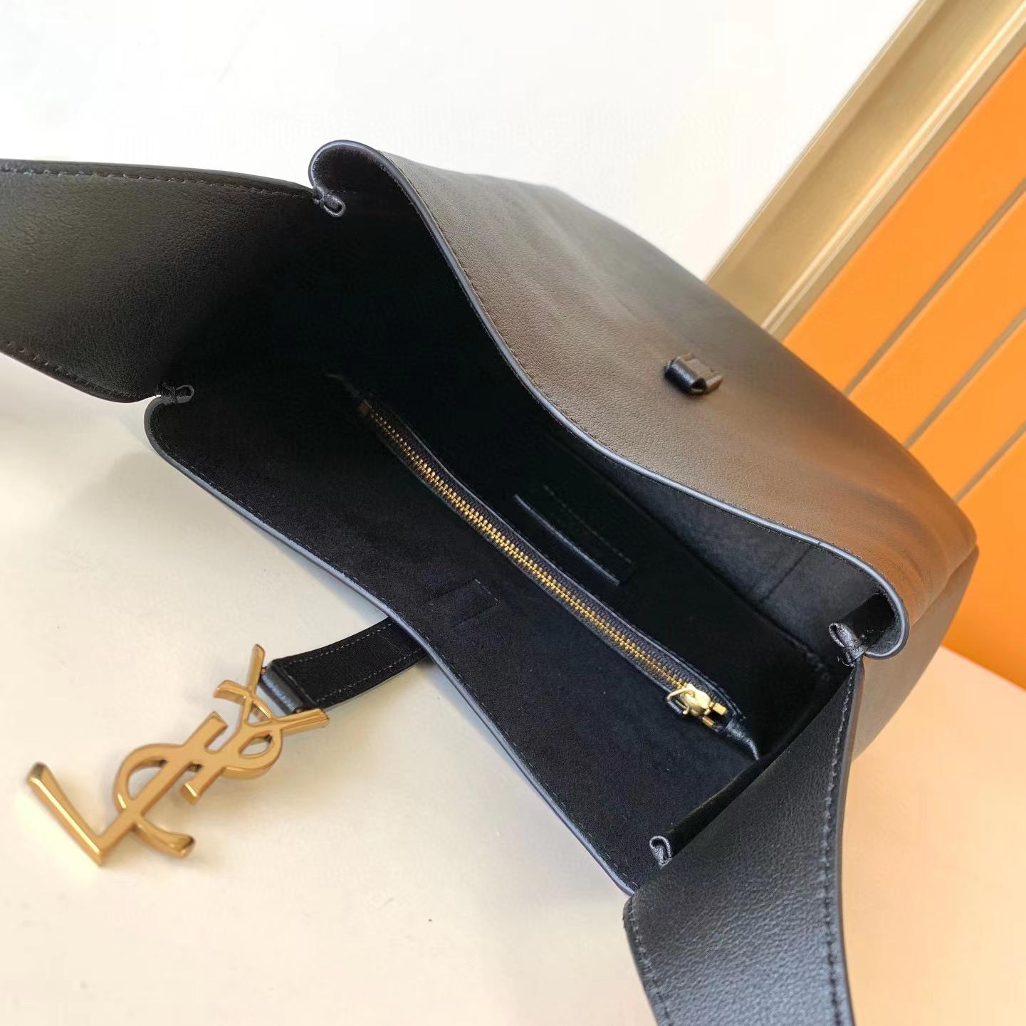 Saint Laurent LE 5 À 7 Soft Small Hobo Bag In Smooth Leather - DopestKickz