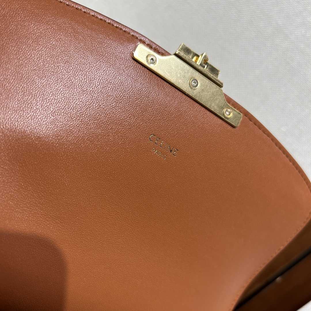 Celine Classique Triomphe Bag In Triomphe Canvas And Calfskin - DopestKickz