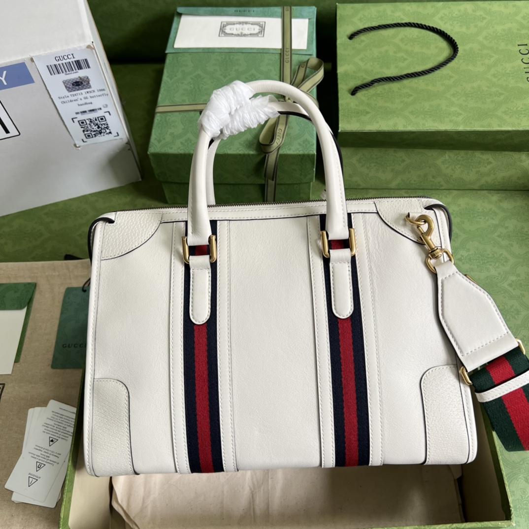 Gucci Leather Shoulder Bag(34-24-18CM)    715666 - DopestKickz