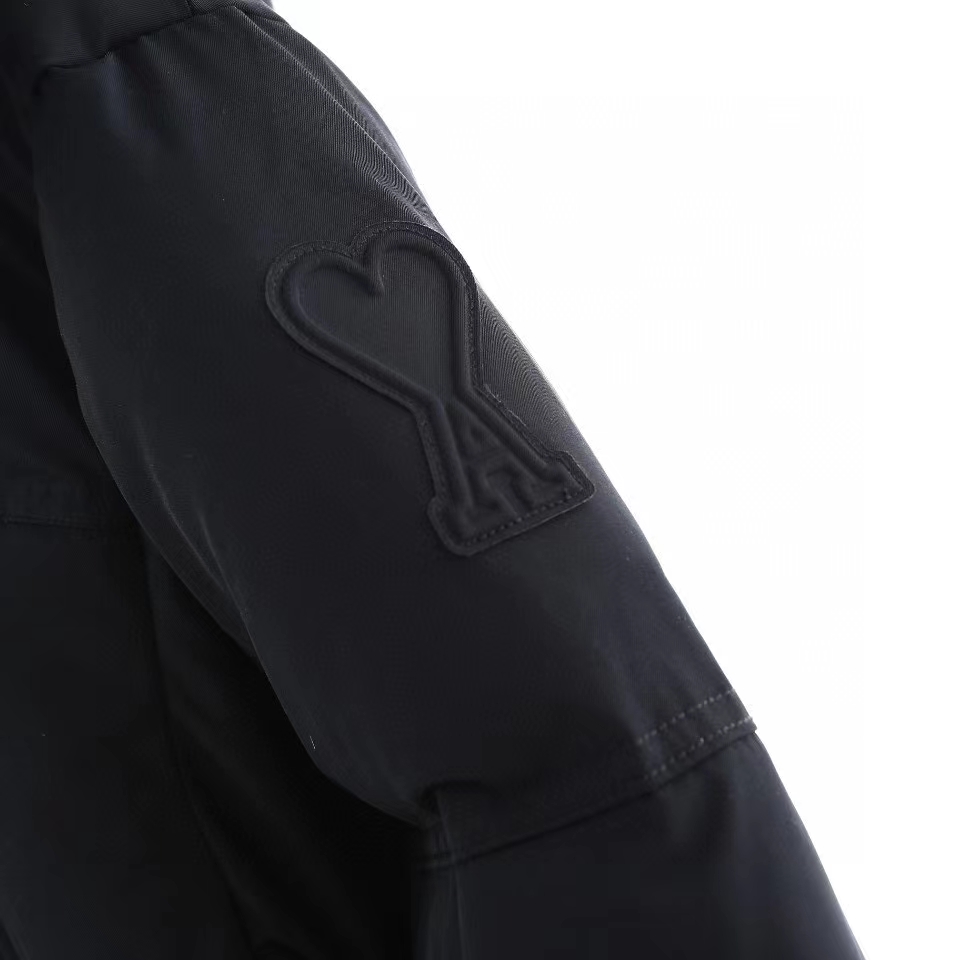 Ami Paris Ami de Coeur-patch padded jacket - DopestKickz