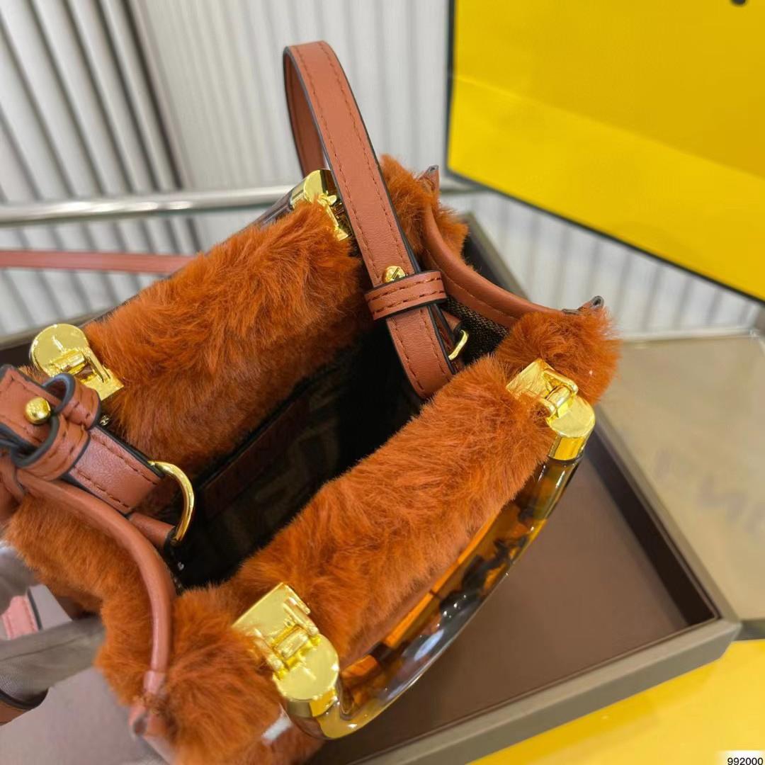 Fendi Mini Sunshine Shopper (18-14-6cm)   - DopestKickz