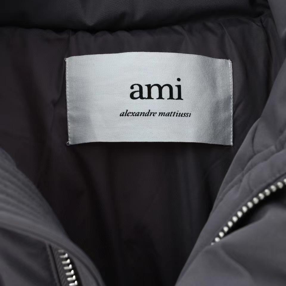 Ami Paris Ami de Coeur-patch padded jacket - DopestKickz