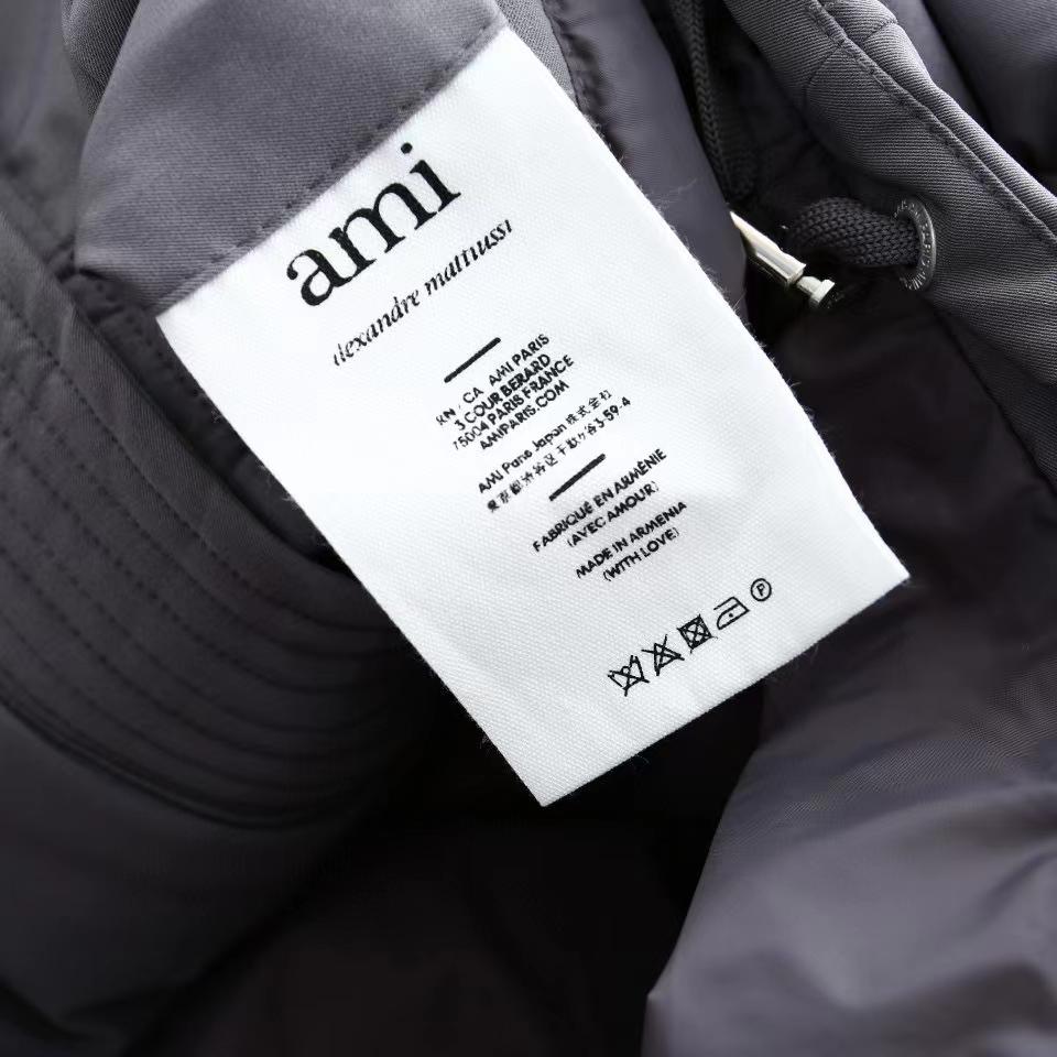 Ami Paris Ami de Coeur-patch padded jacket - DopestKickz