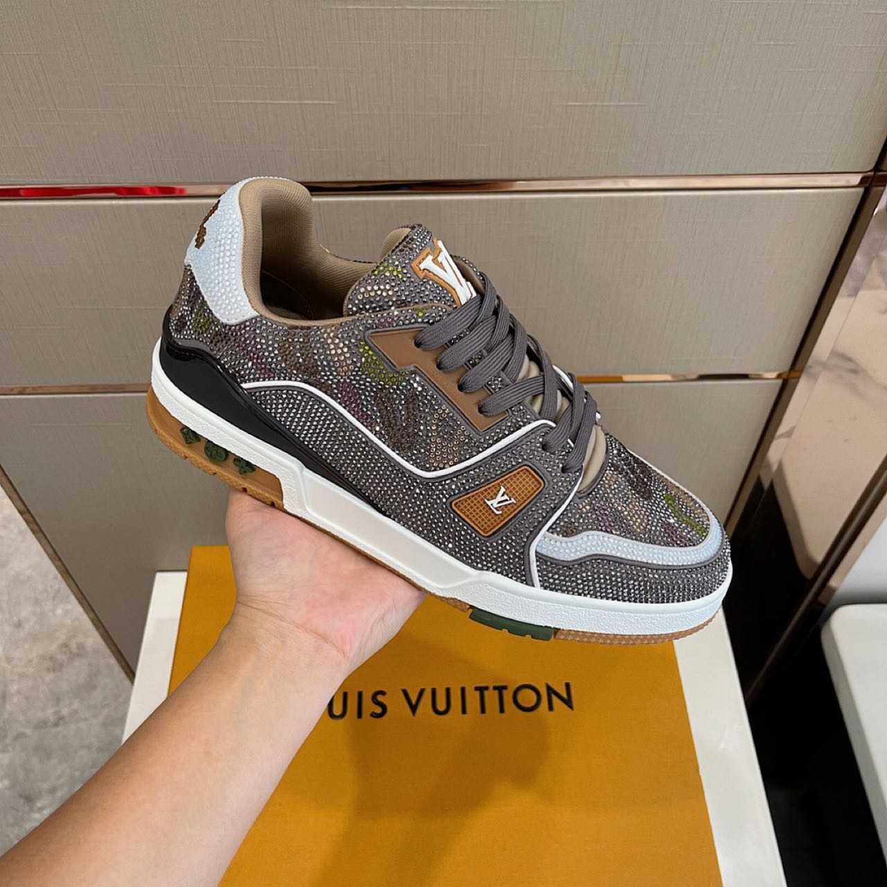 Louis Vuitton Trainer Sneaker (Upon UK Size) - DopestKickz