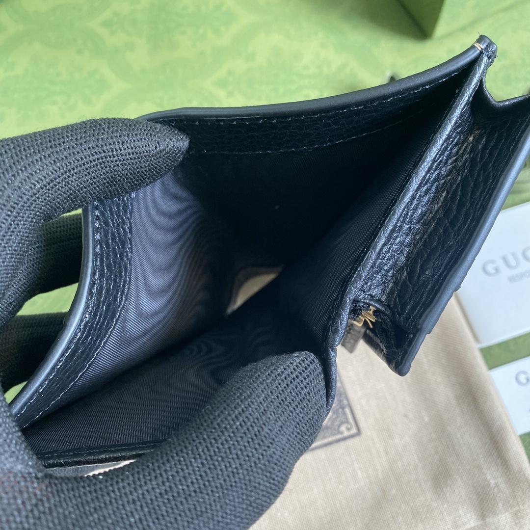 Gucci GG Marmont Card Case Wallet(11-9-3cm)    - DopestKickz