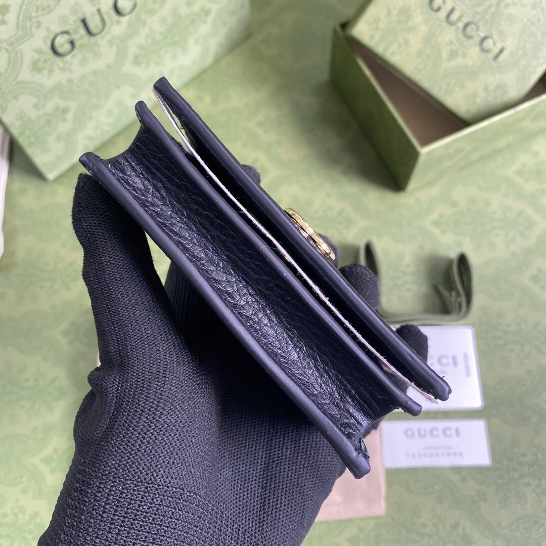 Gucci GG Marmont Card Case Wallet(11-9-3cm)    - DopestKickz