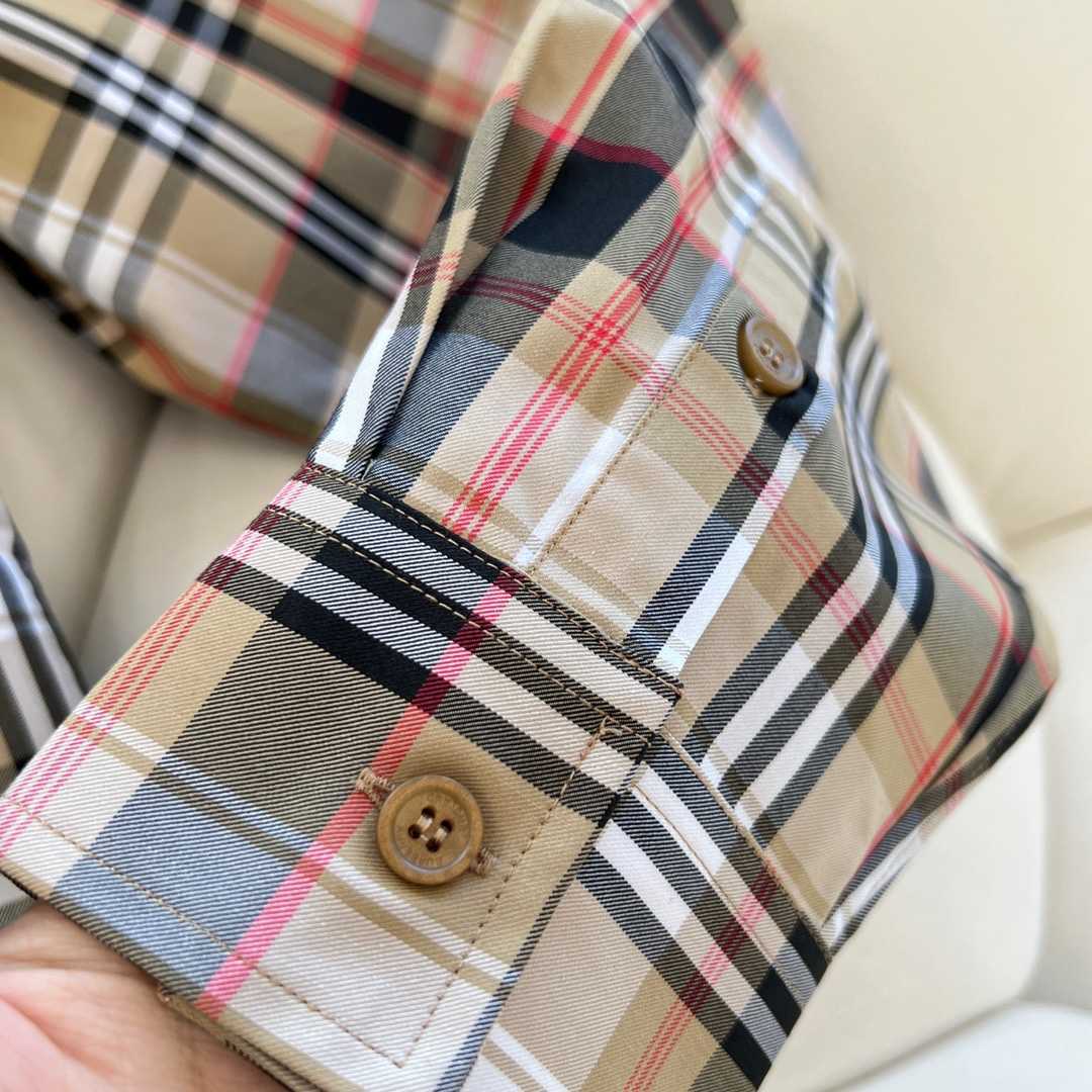 Burberry Check Cotton Poplin Shirt - DopestKickz