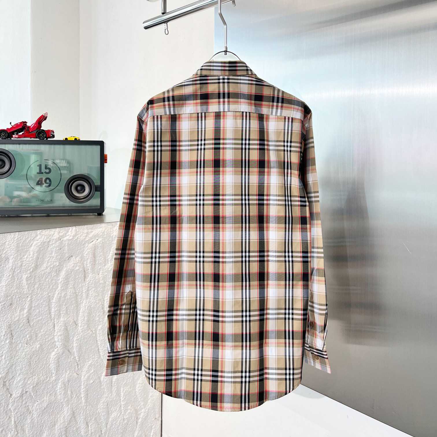 Burberry Check Cotton Poplin Shirt - DopestKickz