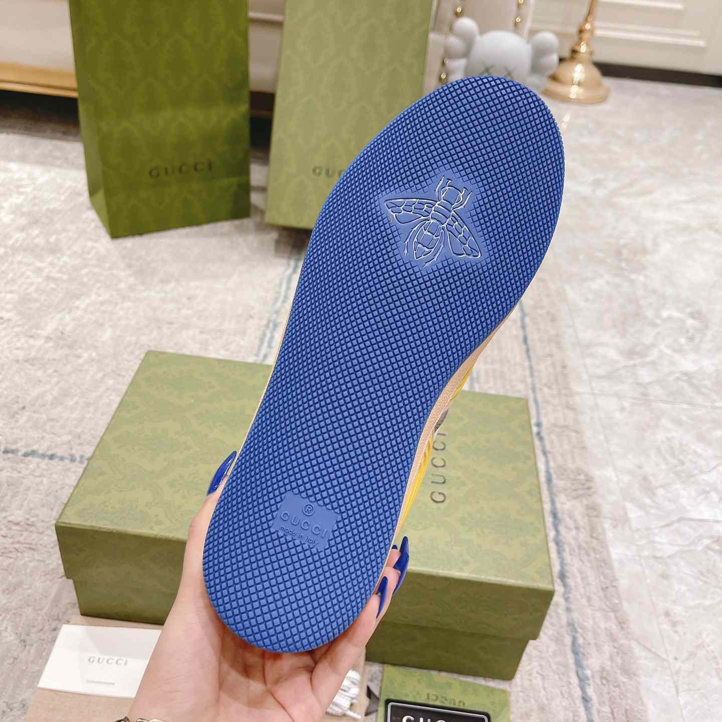 Gucci Basket Sneaker With lnterlocking G  - DopestKickz