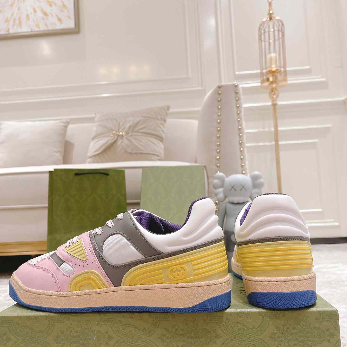 Gucci Basket Sneaker With lnterlocking G  - DopestKickz