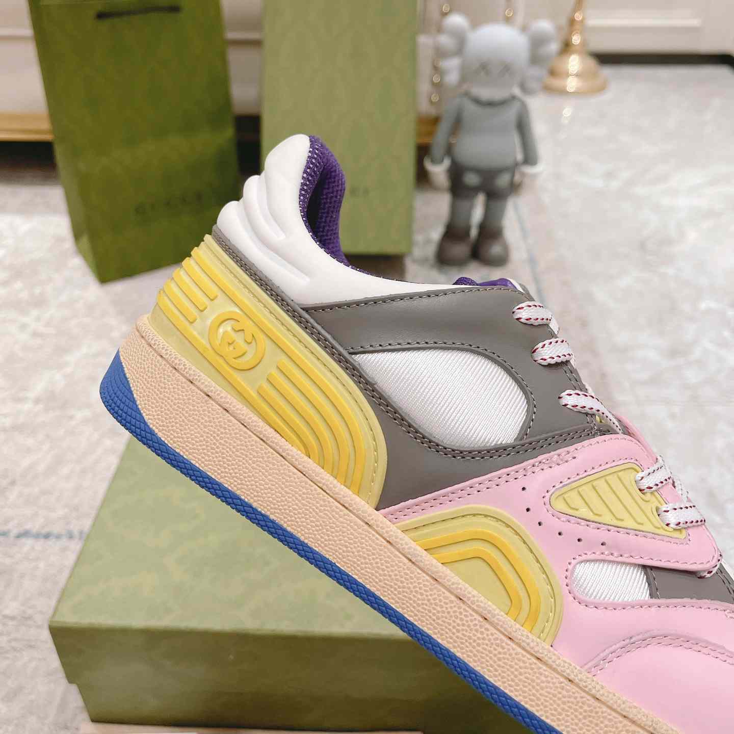 Gucci Basket Sneaker With lnterlocking G  - DopestKickz