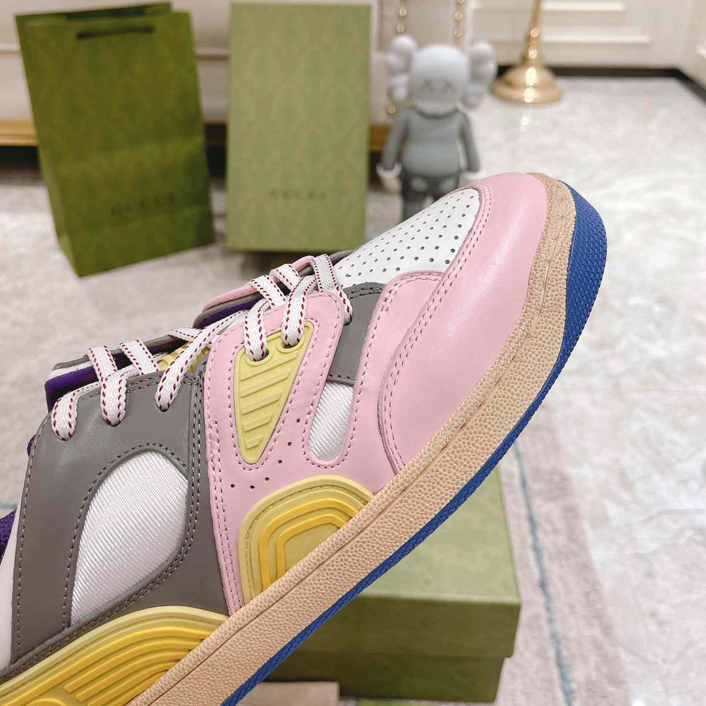 Gucci Basket Sneaker With lnterlocking G  - DopestKickz