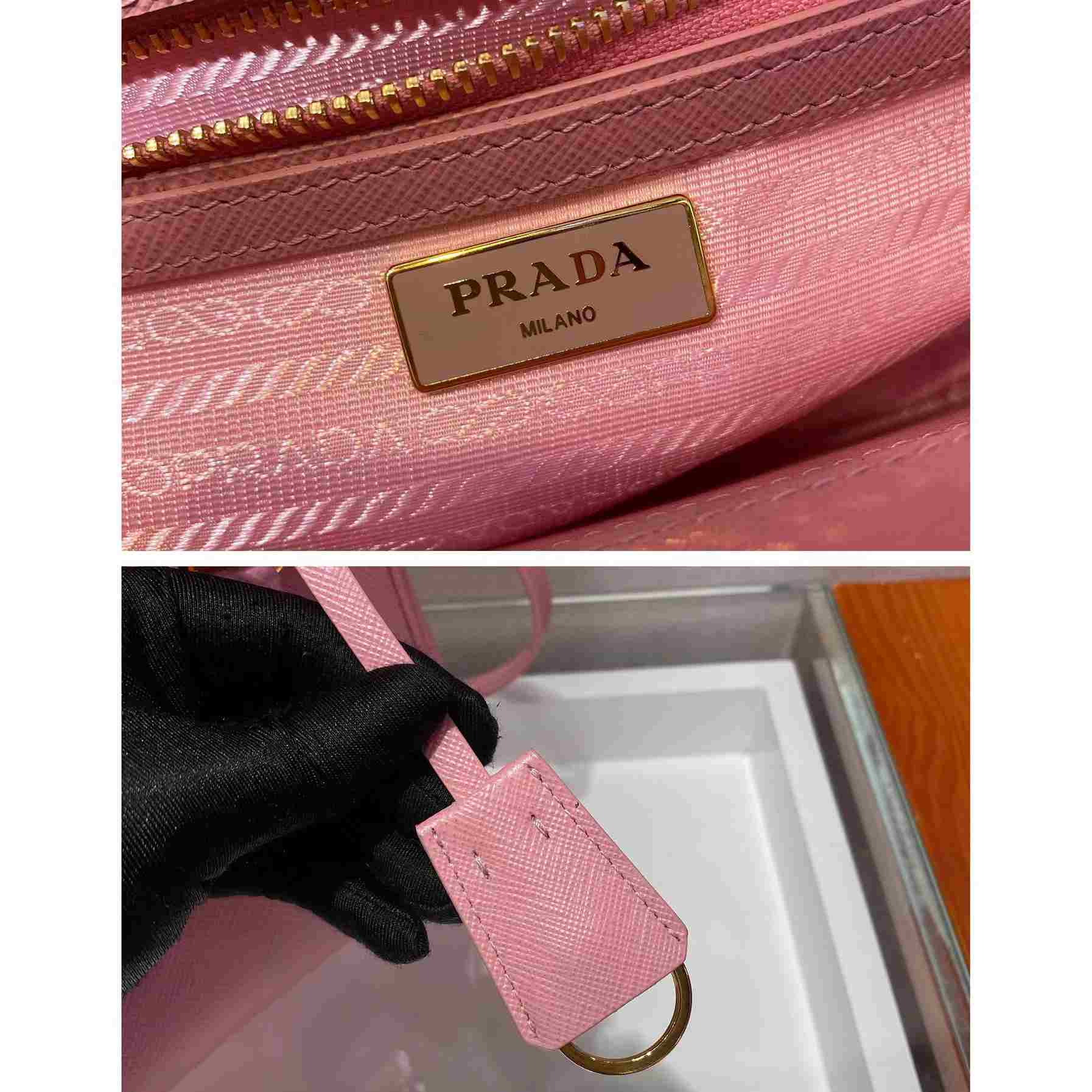 Prada Galleria Saffiano Leather Mini Bag(20-15-9.5cm) - DopestKickz