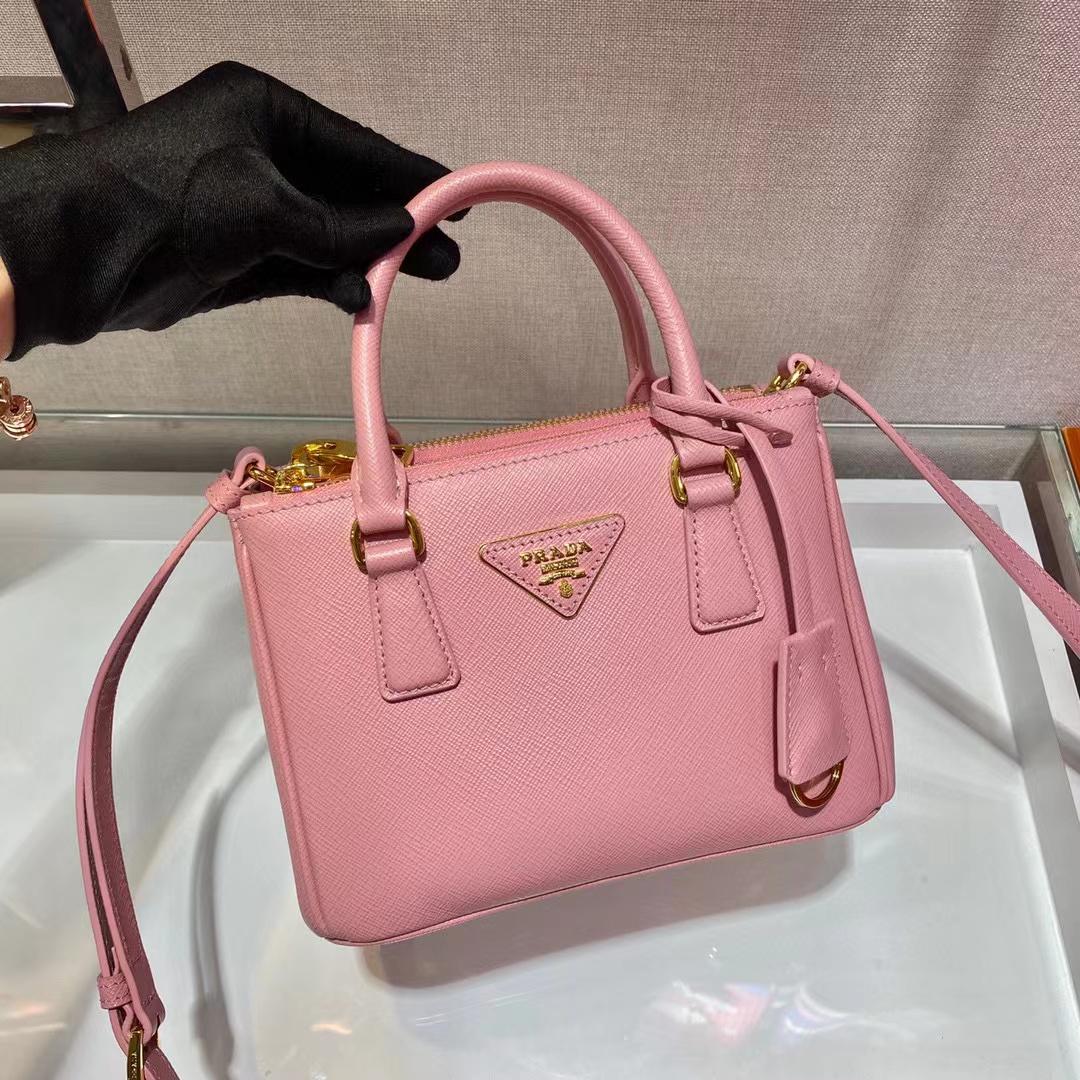 Prada Galleria Saffiano Leather Mini Bag(20-15-9.5cm) - DopestKickz