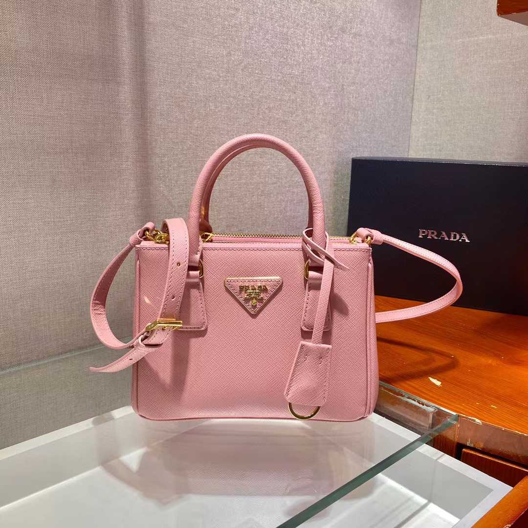 Prada Galleria Saffiano Leather Mini Bag(20-15-9.5cm) - DopestKickz