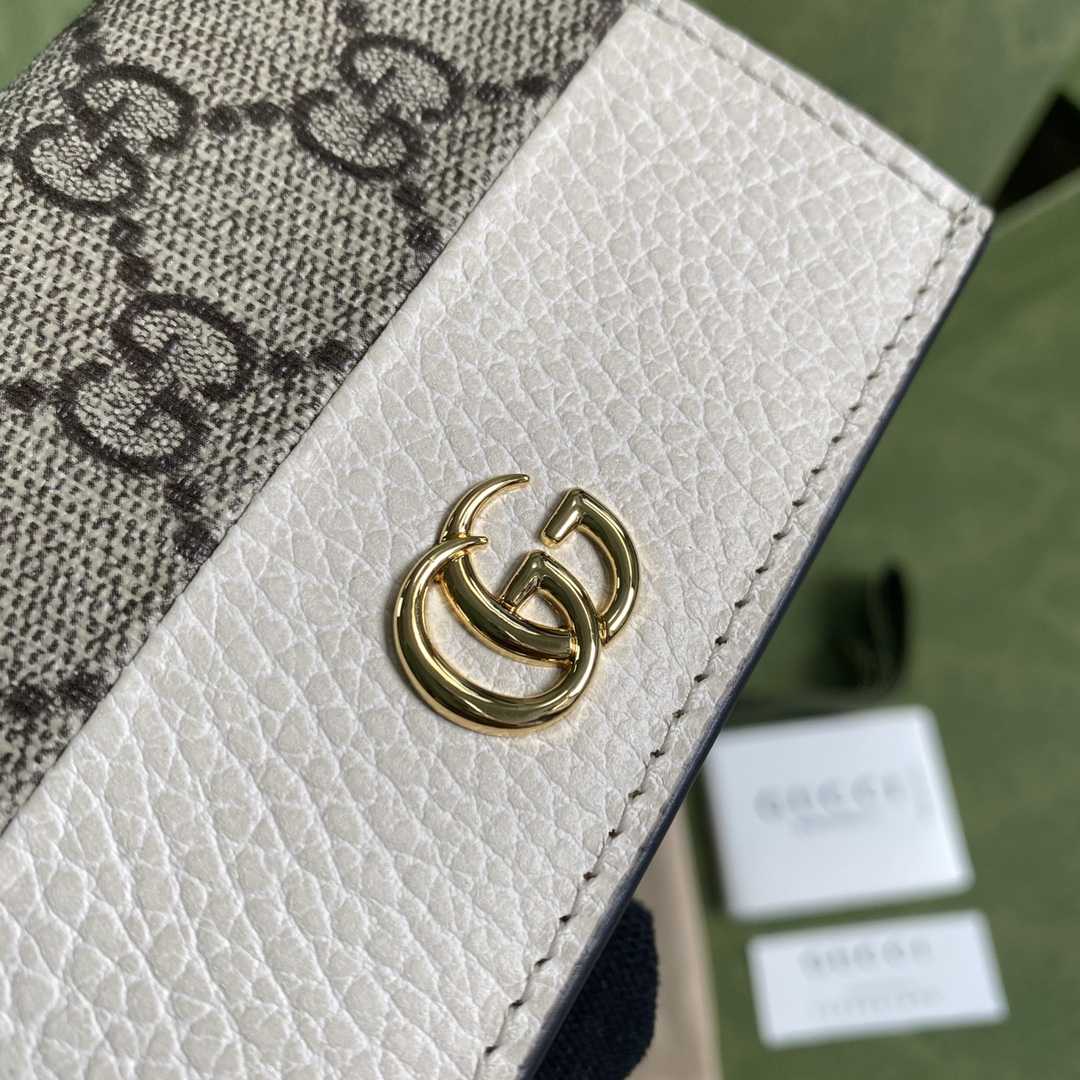 Gucci GG Marmont Card Case Wallet(11-9-3cm)    - DopestKickz
