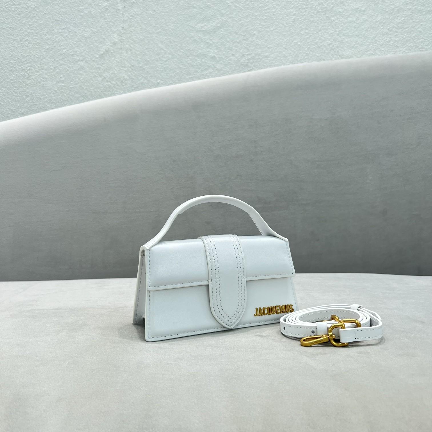 Jacquemus Le Bambino Small Handbag With Adjustable Crossbody Strap(18-6-7cm) - DopestKickz