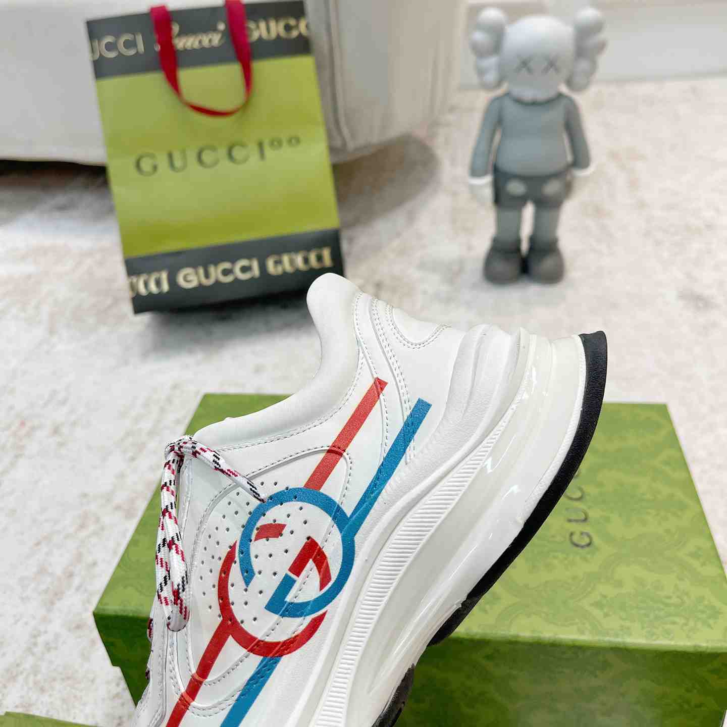 Gucci Leather Run Sneaker - DopestKickz