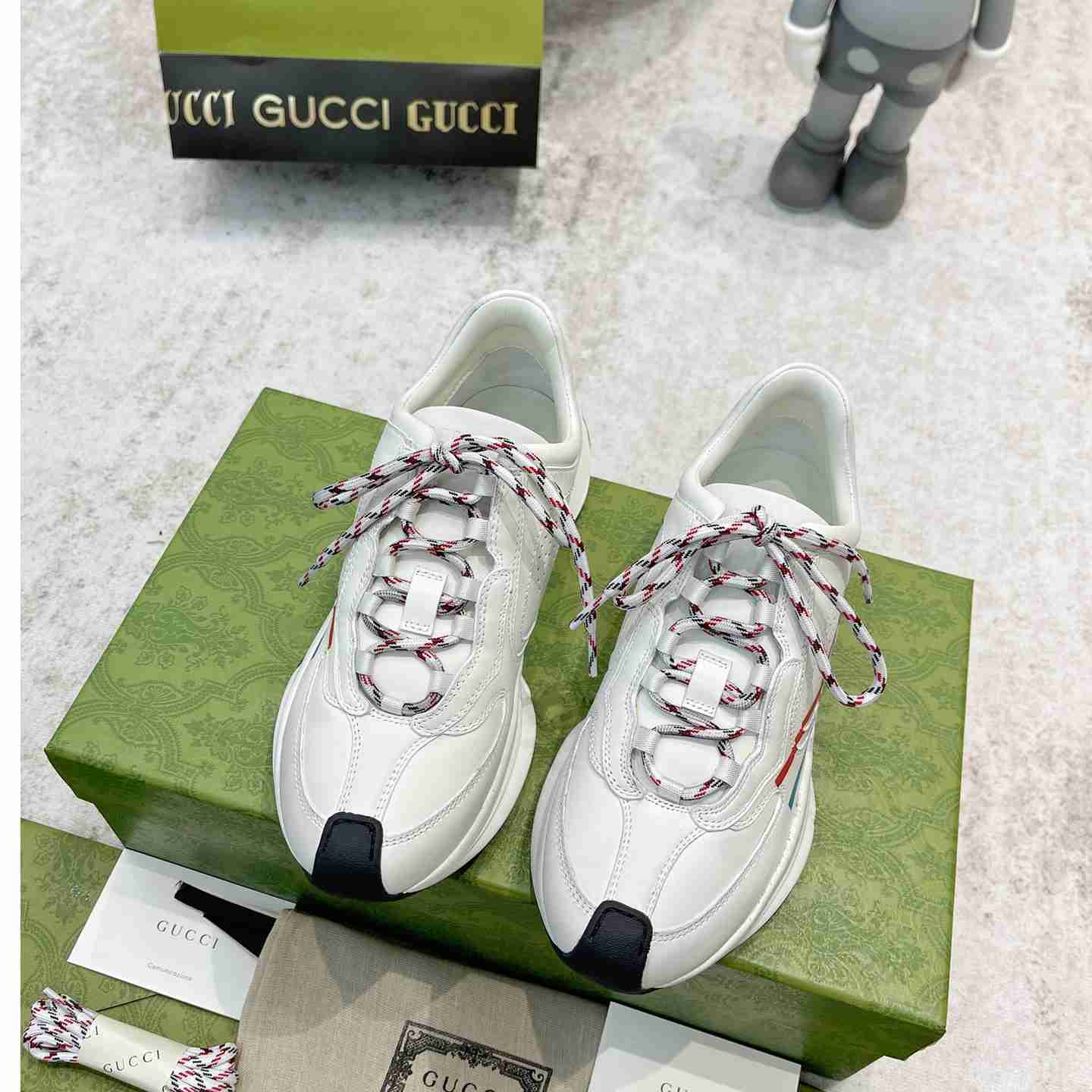 Gucci Leather Run Sneaker - DopestKickz