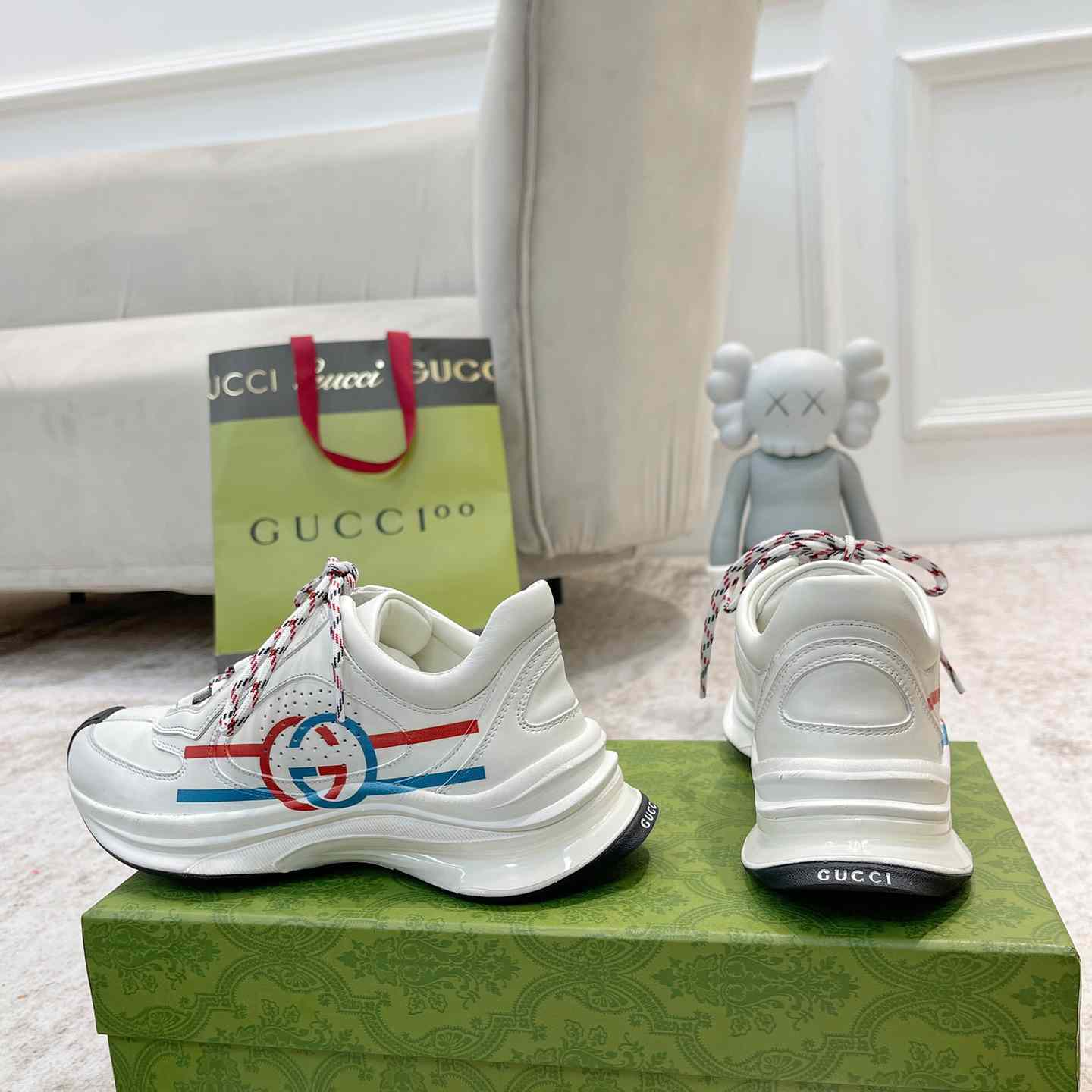 Gucci Leather Run Sneaker - DopestKickz