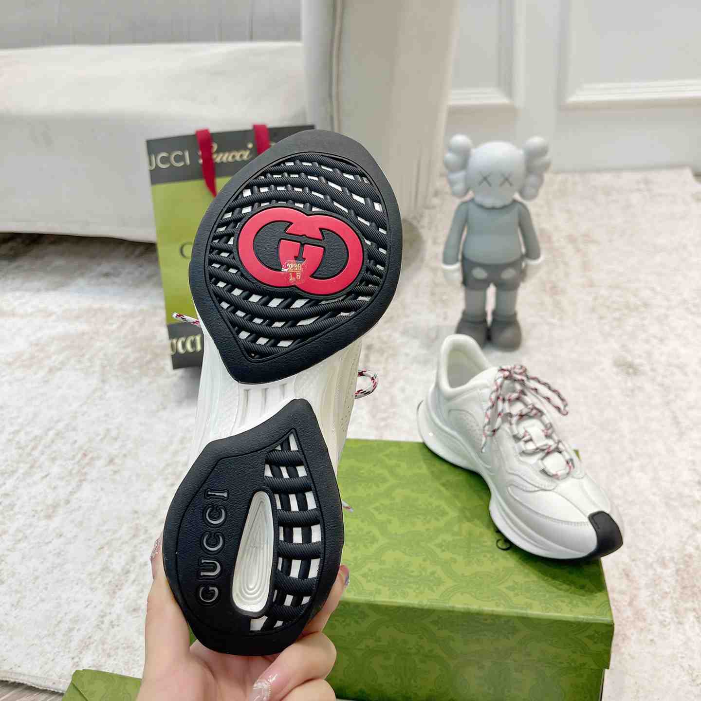 Gucci Leather Run Sneaker - DopestKickz