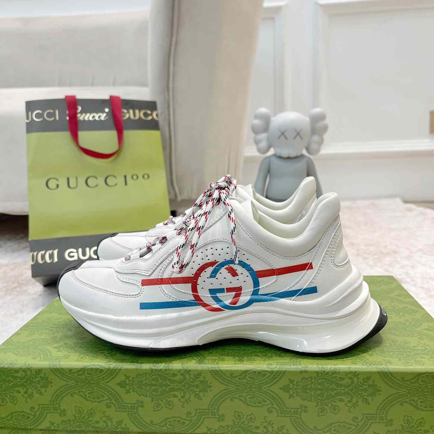 Gucci Leather Run Sneaker - DopestKickz