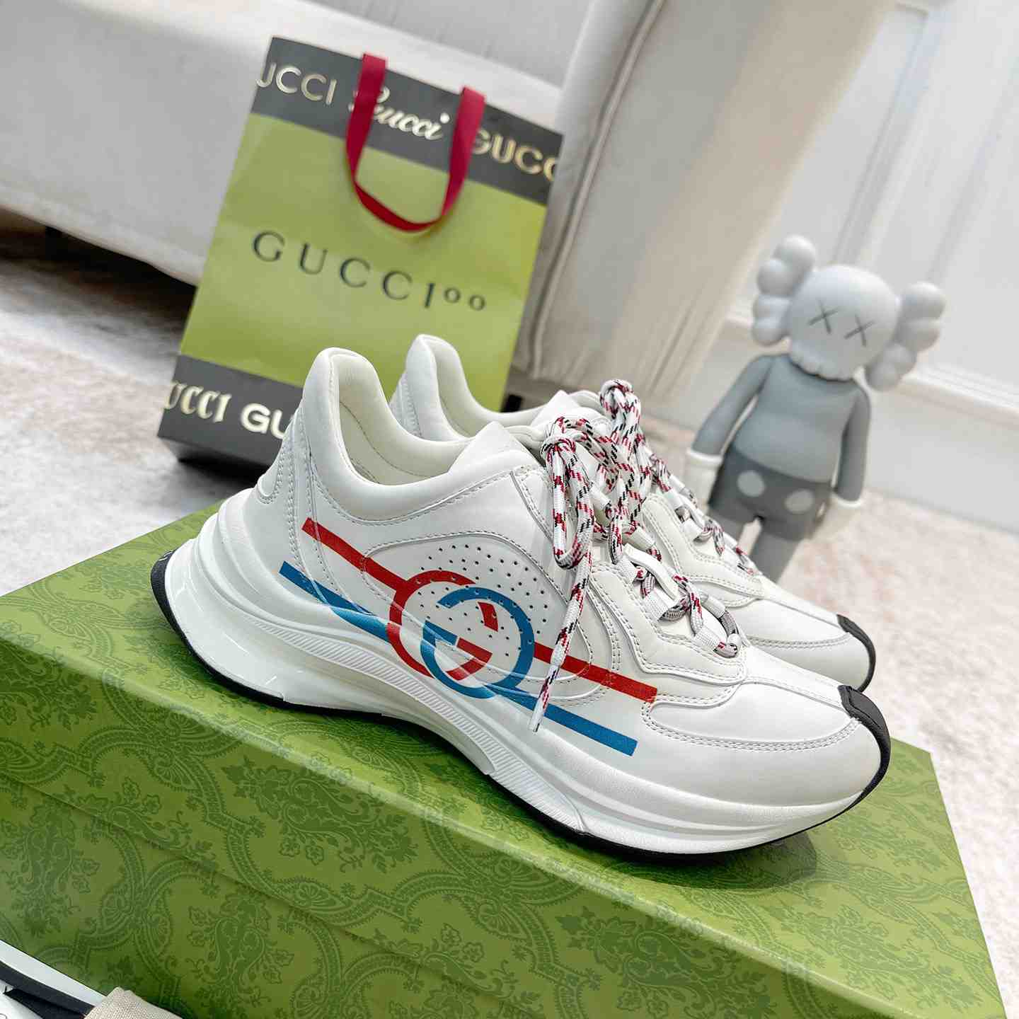 Gucci Leather Run Sneaker - DopestKickz