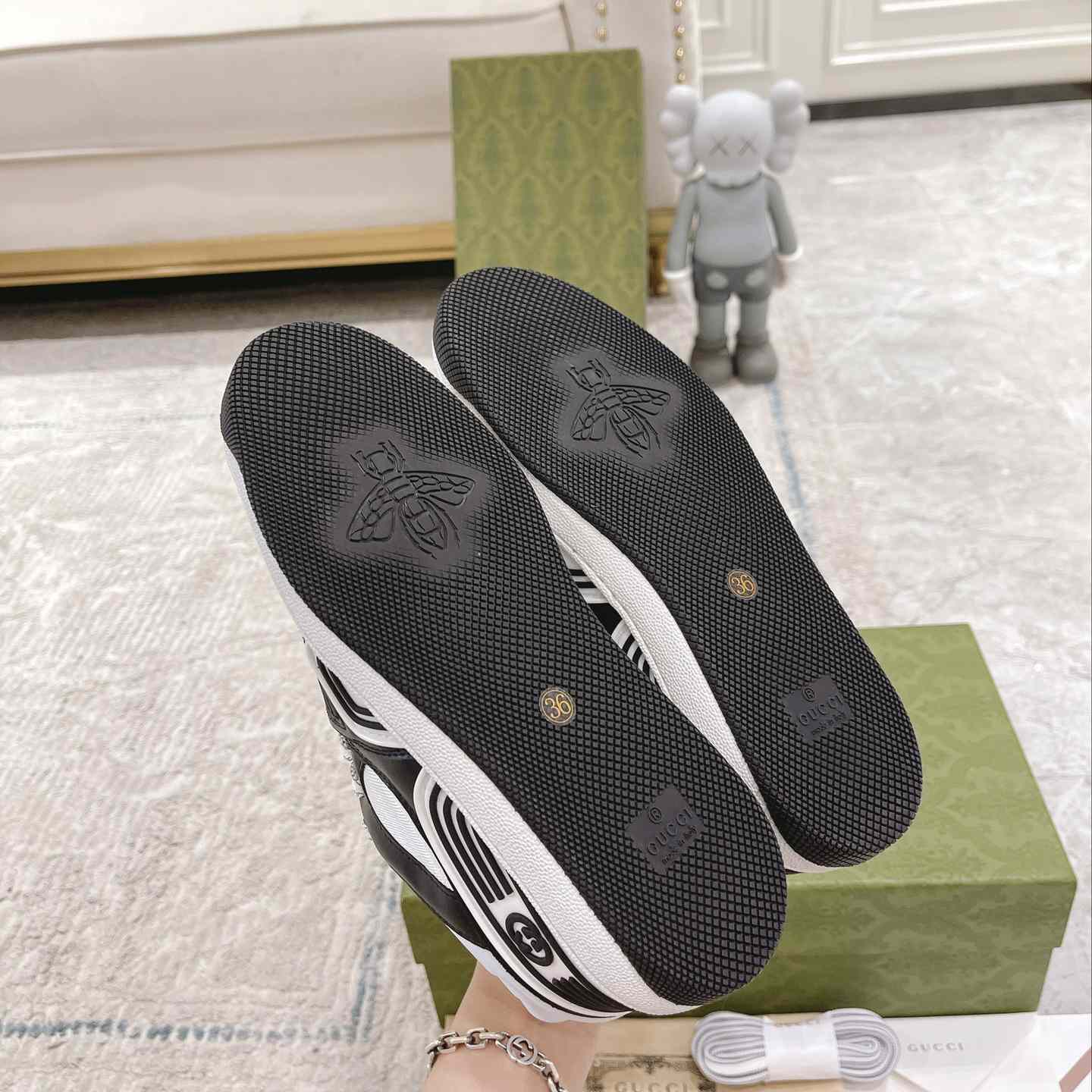 Gucci Basket Sneaker With lnterlocking G  - DopestKickz