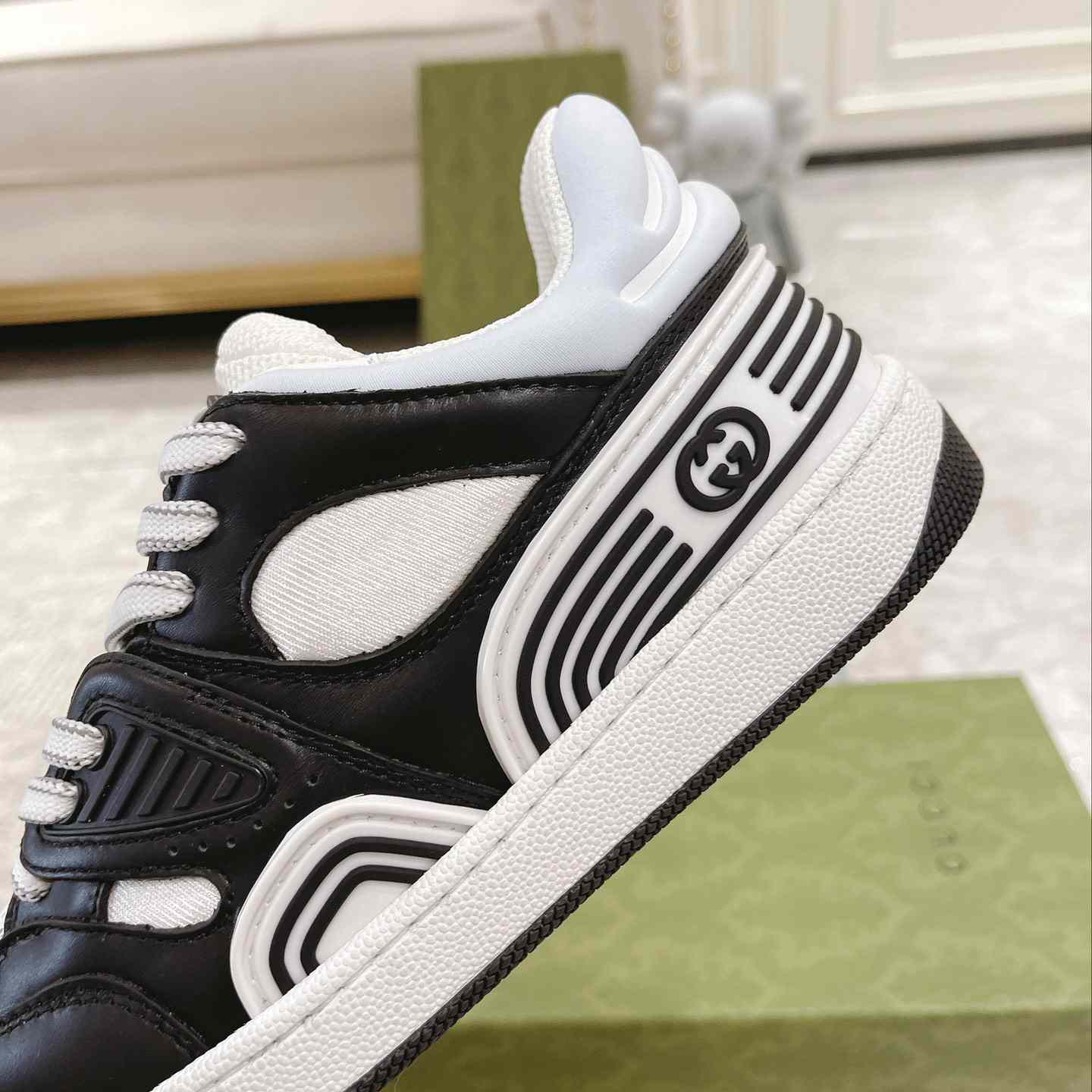 Gucci Basket Sneaker With lnterlocking G  - DopestKickz