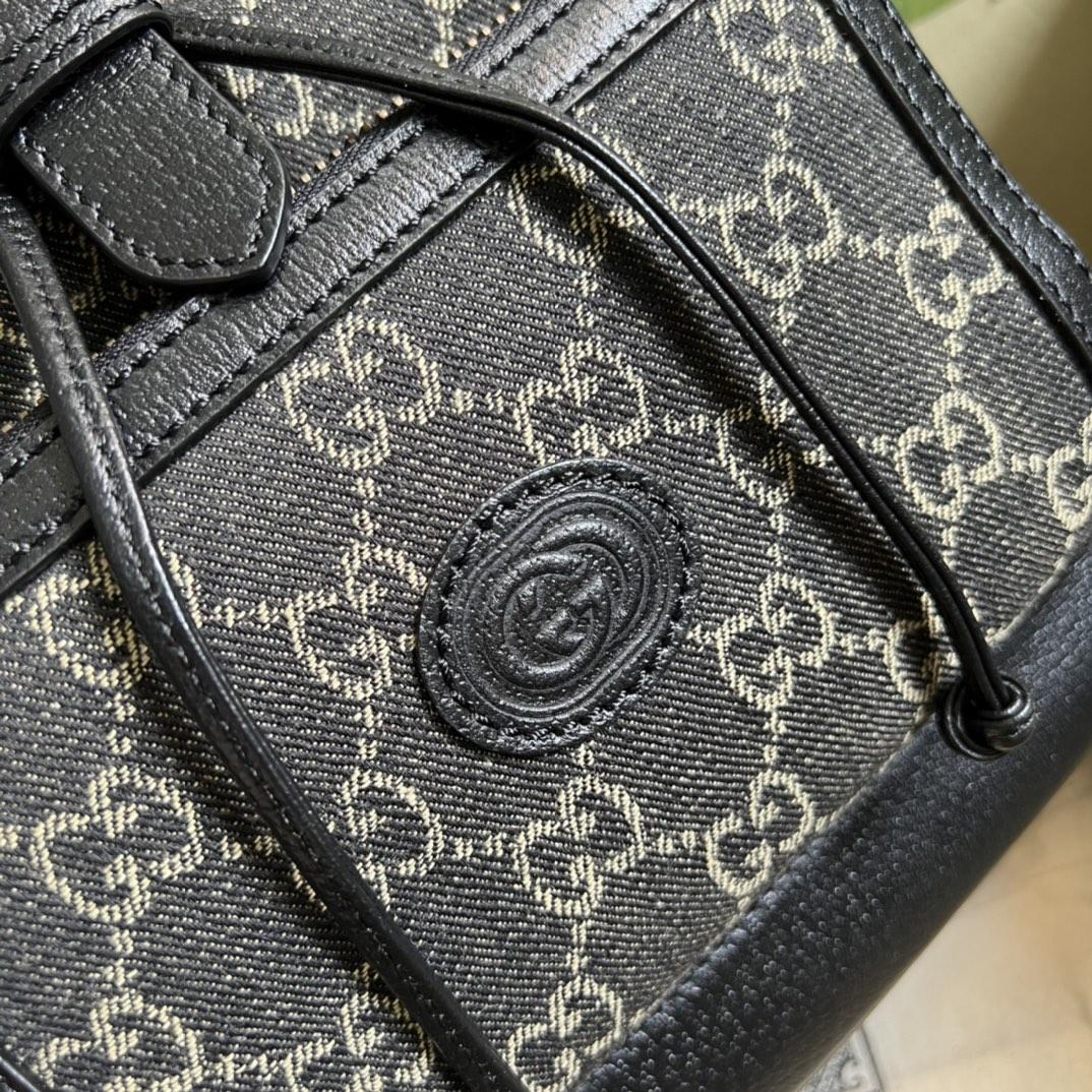 Gucci Backpack With Interlocking G(26.5- 30- 13cm) - DopestKickz