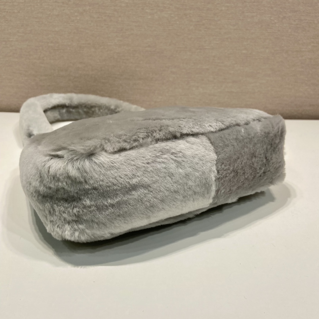 Prada Shearling Mini Bag(23-17-8cm) - DopestKickz