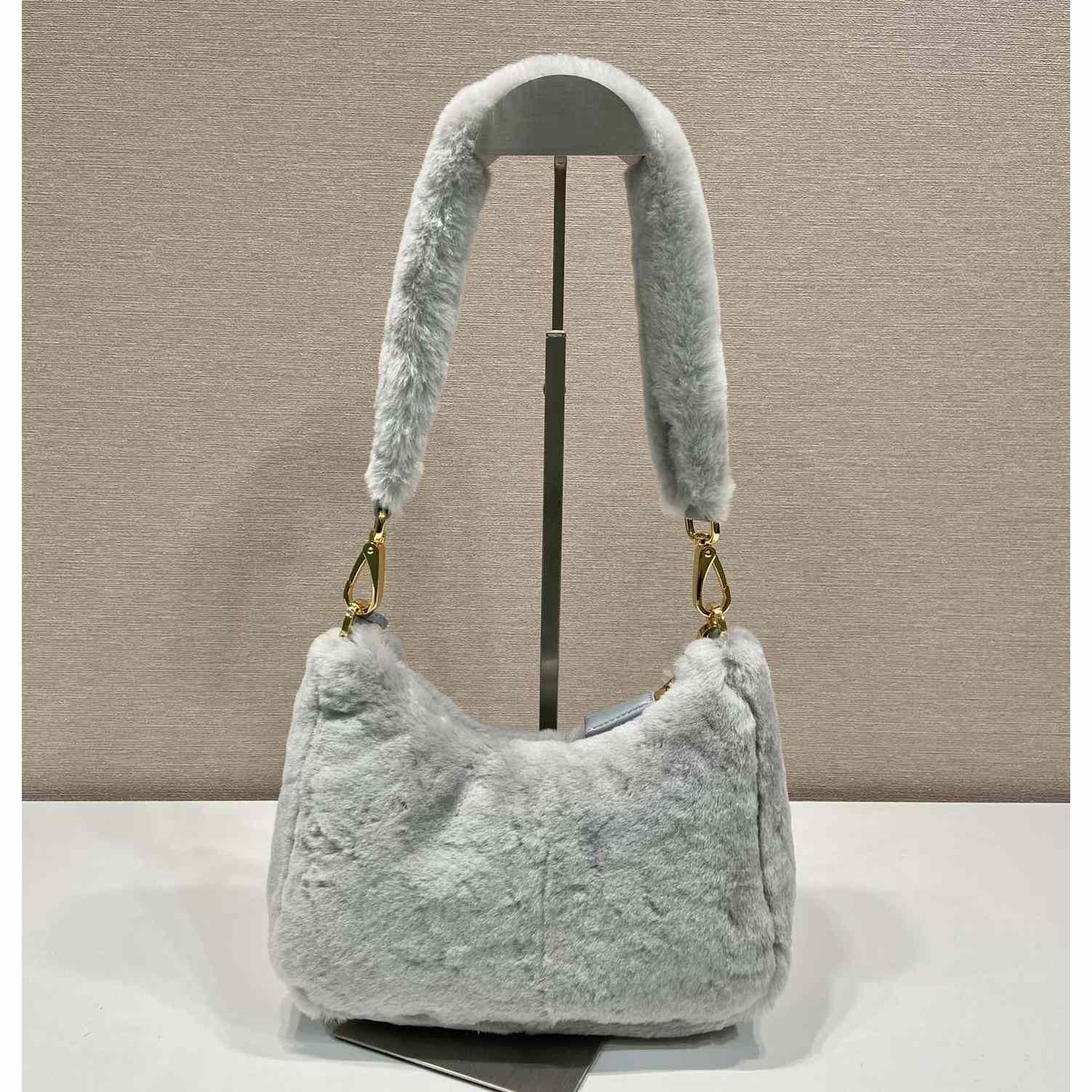 Prada Shearling Mini Bag(23-17-8cm) - DopestKickz