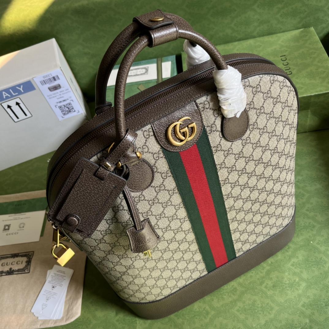 Gucci Savoy Small Bowling Tote(39-43.5-21cm)   - DopestKickz