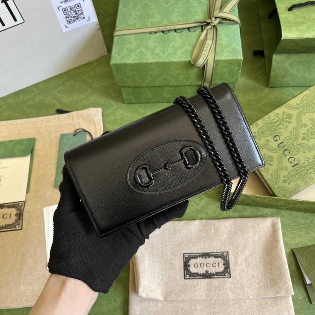 Gucci Horsebit 1955 Wallet With Chain(19-10-4cm) - DopestKickz