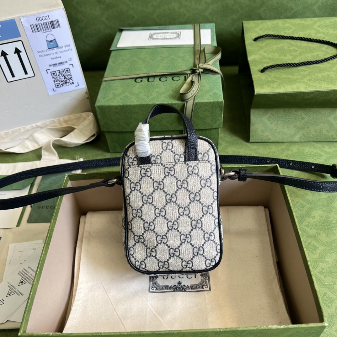 Gucci Ophidia GG Mini Bag(12-16-7cm)   - DopestKickz