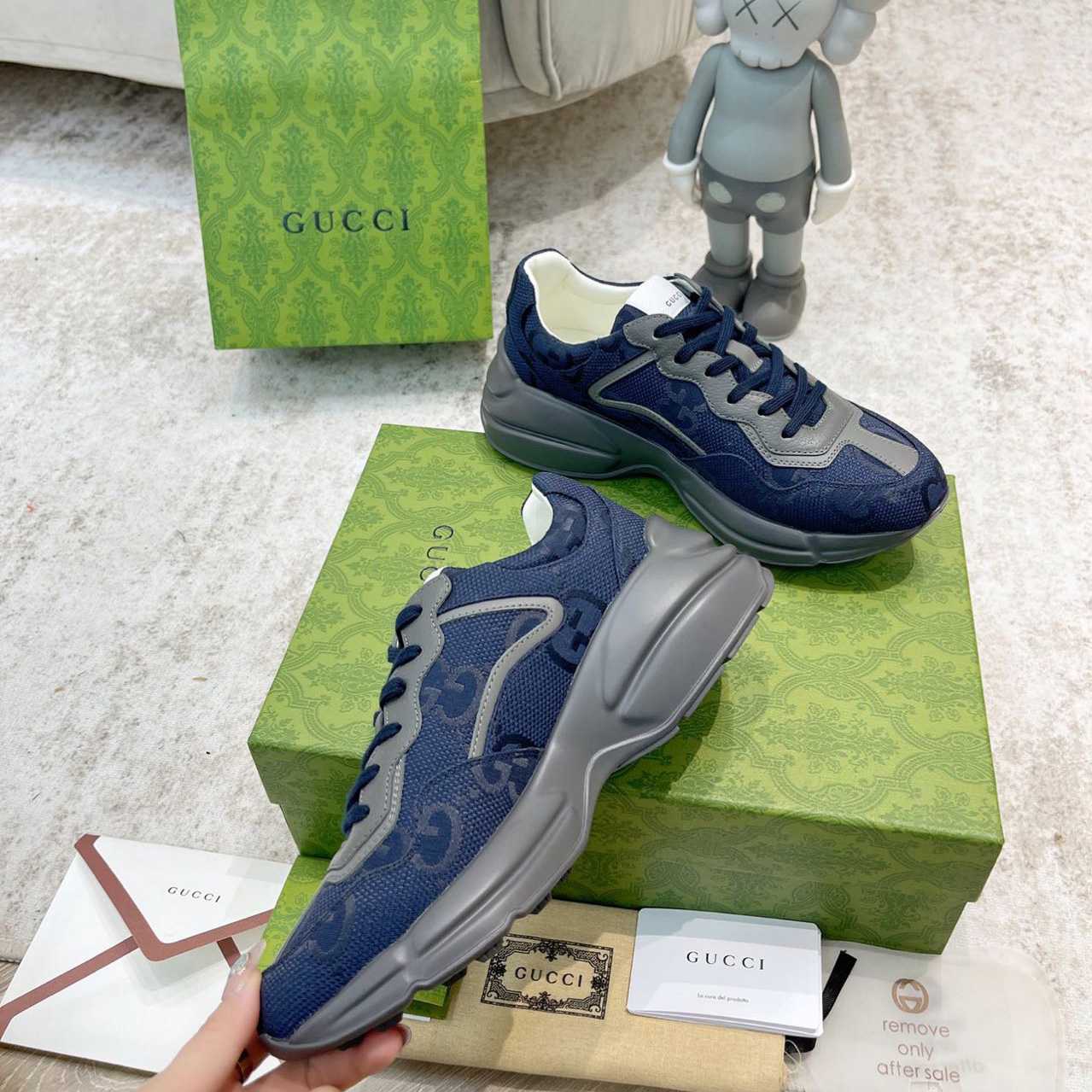 Gucci Rhyton Sneaker(Upon UK Size) - DopestKickz