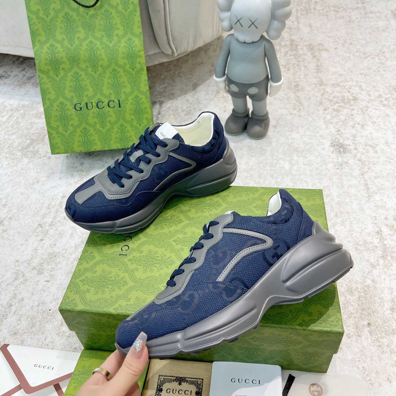 Gucci Rhyton Sneaker(Upon UK Size) - DopestKickz