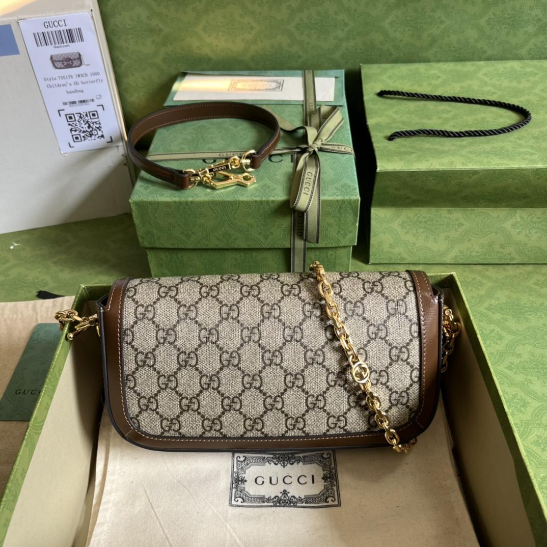 Gucci Horsebit 1955 Shoulder Bag(24-13-5cm)   - DopestKickz