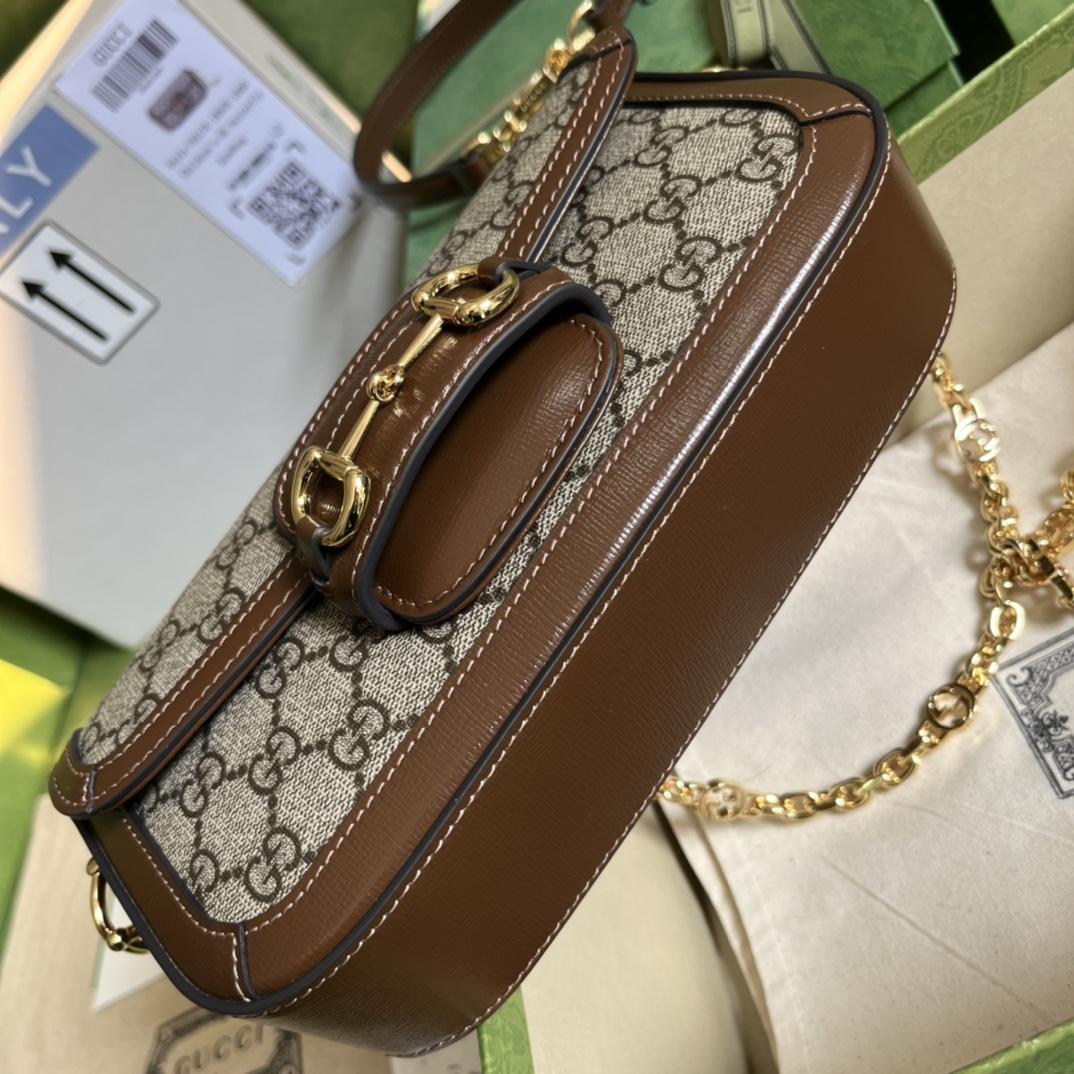 Gucci Horsebit 1955 Shoulder Bag(24-13-5cm)   - DopestKickz